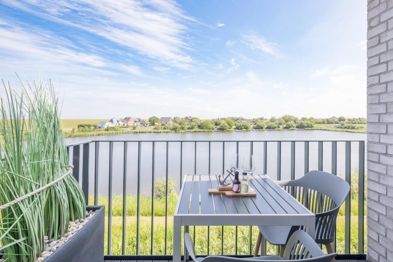Apartment N14 Direkt Am Nordseedeich Mit Blick Auf Den See Нордштранд Экстерьер фото